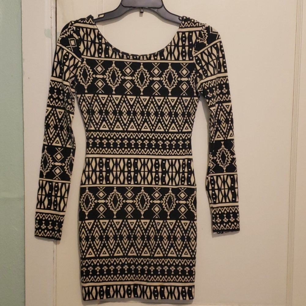 Vestido manga larga